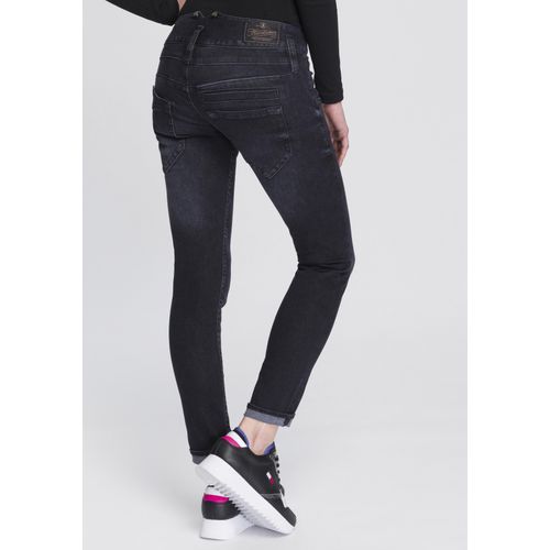 Herrlicher Slim-fit-Jeans »PITCH SLIM REUSED«, umweltfreundlich dank der ISKO New Technology