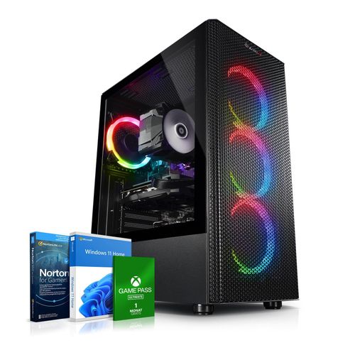PC Allround AMD Ryzen 5 5600GT, 32GB DDR4, AMD Vega Grafik, 1TB SSD, 2TB HDD, Windows 11