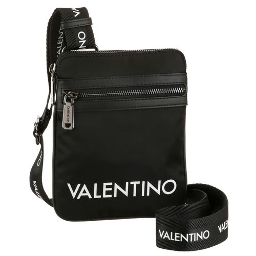 Umhängetasche VALENTINO BAGS, Damen, Gr. B/H/T: 17,5cm x 21cm x 1cm, schwarz, Polyester, Taschen, Handtasche Damen Tasche Damen Schultertasche