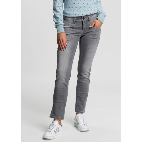 Slim-fit-Jeans GANG "94JOJO" Gr. 32, N-Gr, grau Damen Jeans Bewegungsfreiheit mit großer Formstabilität