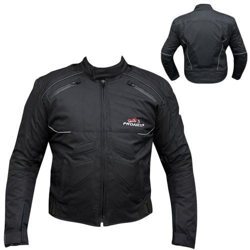 Motorradjacke PROANTI Gr. L, schwarz, Jacken, L, Obermaterial: 100% Nylon. Innenfutter: 100% Polyester, wasserdicht