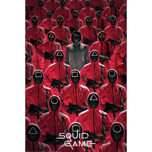 Pyramid - Squid Game Poster Crowd Netflix