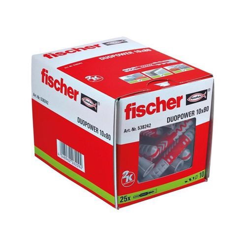 Fischer DuoPower 10 x 80 (25 pcs.)