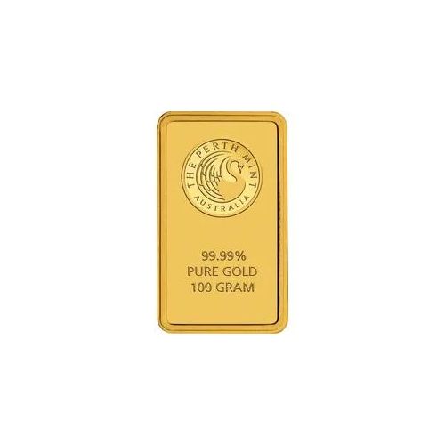 100 g Goldbarren Perth Mint