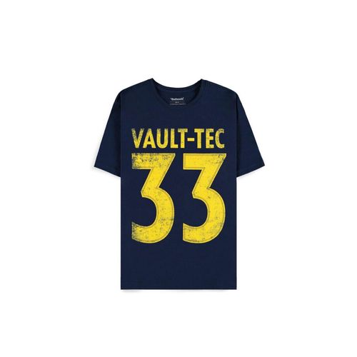 Fallout Vault-Tec 33 T-Shirt blau in XXL