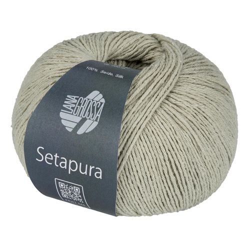 Setapura Lana Grossa, Teegrün, aus Seide