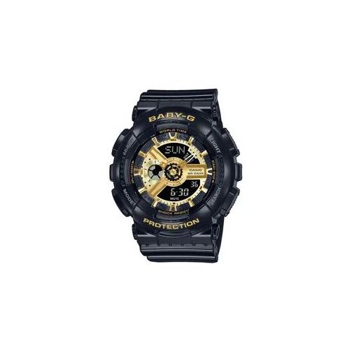 Chronograph CASIO BABY-G Armbanduhren schwarz Damen Quarzuhr, Armbanduhr, Damenuhr, Stoppfunktion, digital, Timer