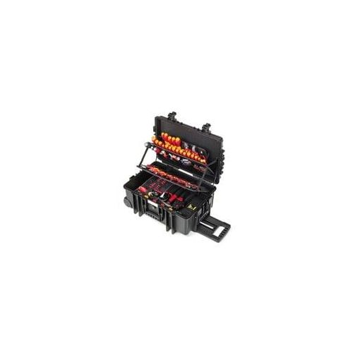 Werkzeug-Set Elektriker Competence XXL II rot/gelb, 116-teilig, mit Trolley-Koffer
