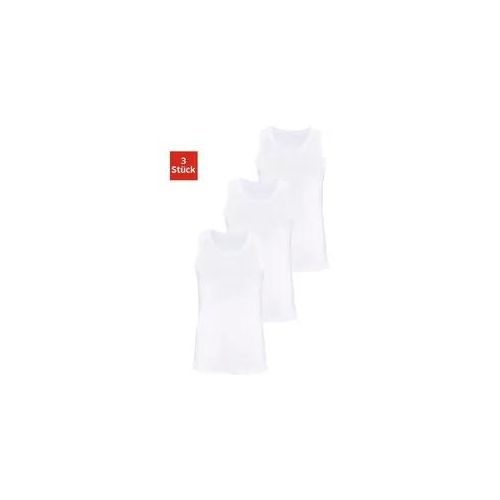 H.I.S Tanktop »Unterhemd für Herren«, (Packung, 3 tlg.), mit Rundhals aus Baumwolle H.I.S weiß 6/L