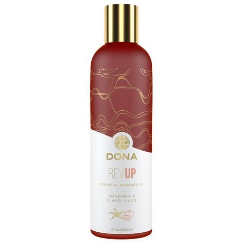 Dona - Ätherisches, veganes Massageöl Rev Up Mandarine & Ylang Ylang