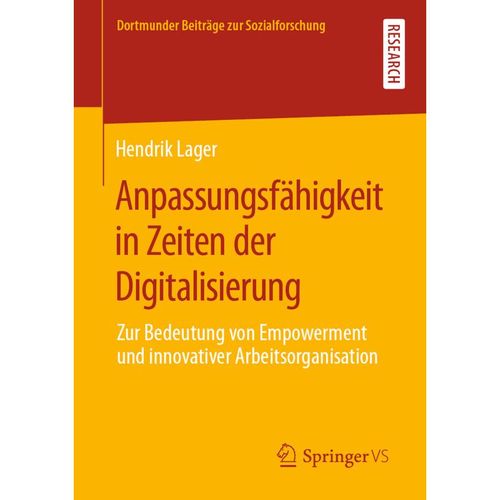 Anpassungsfähigkeit in Zeiten der Digitalisierung - Hendrik Lager, Kartoniert (TB)