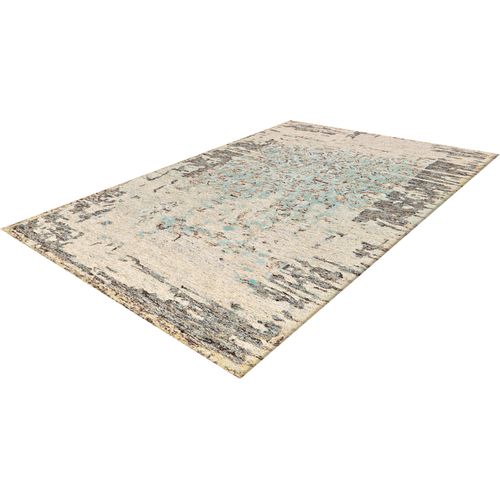 Teppich CALO-DELUXE "Shailene 1006" Teppiche Gr. B/L: 120 cm x 180 cm, 12 mm, 1 St., grün (mint) Esszimmerteppiche Kurzflor, Wohnzimmer