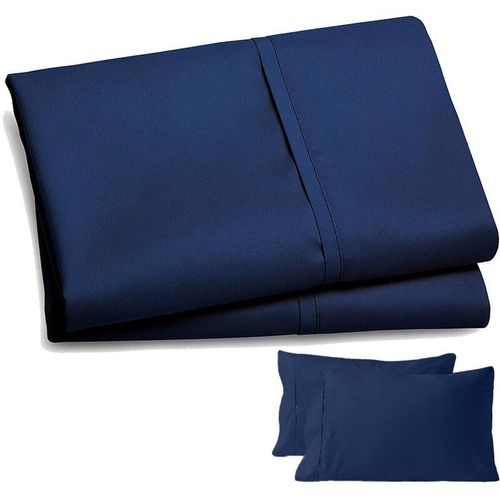 Pillow Cover 51x 76cm Set,Solid Color Pillow Cover 51x 76cm 2er Set ,Pillow Cover 2 pack 51x 76cm Pillowcase Navy blau