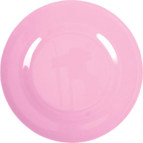 RICE Melamin Teller einfarbig, Ø20cm, pink