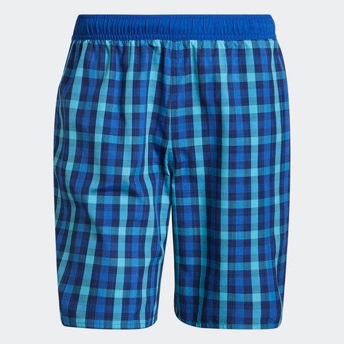 Classic-Length Check Badeshorts