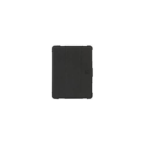 Tucano Educo - Flip-Hülle für Tablet - widerstandsfähig - Polycarbonat, Thermoplastisches Polyurethan (TPU) - Schwarz, durchsichtig - für Apple 10.2-inch iPad (7. Generation, 8. Generation, 9. Generation)