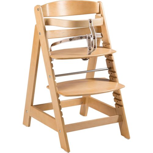 roba® Hochstuhl »Treppenhochstuhl Sit Up Click, natur«, aus Holz