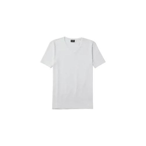 OLYMP V-Shirt »Casual«, aus Leinenmischung OLYMP weiß S