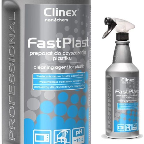 Antistatischer CLINEX FastPlast 1L Kunststoffreiniger zur Reinigung von Haushaltsgeräten und Elektronik