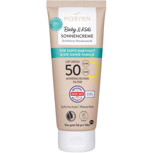 Mabyen Sonnencreme Baby & Kids sensitiv, LSF 50 (100 ml)