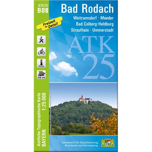 Bad Rodach, Karte (im Sinne von Landkarte)