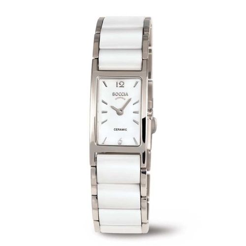 Boccia Boccia Damen-Armbanduhr Ceramic Analog Verschiedene Materialien 3201-01 uni DJ-0015527