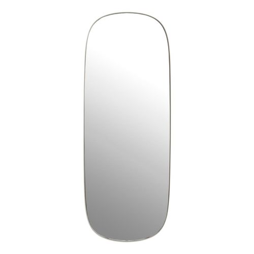 Muuto - Framed Mirror, gross, grau / Klarglas