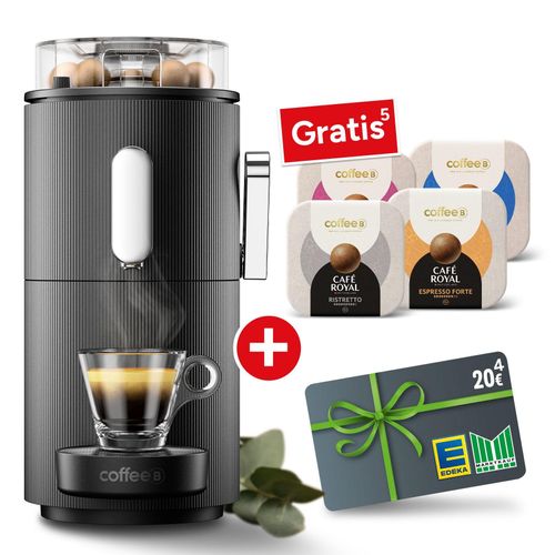 CoffeeB Kaffeemaschine Globe, schwarz