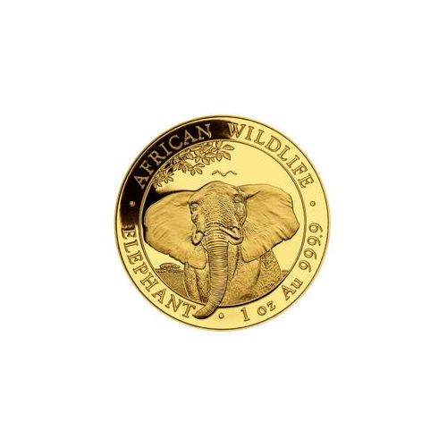 1 Unze Gold Somalia Elefant 2021