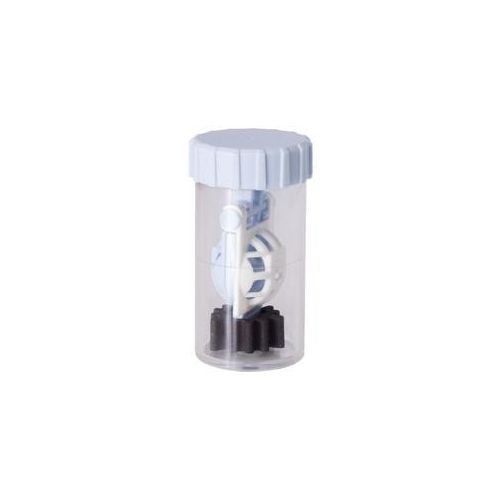 Kontaktlinsenbehälter für Peroxid-Systeme mit PLATINUM DISK antimikrobiell 4 Stück-Weiß