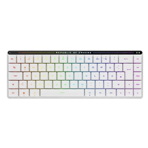 ASUS ROG Falchion RX Low Profile kabellose Gaming-Tastatur, weiß