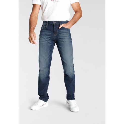 H.I.S Tapered-fit-Jeans »CIAN«, Ökologische, wassersparende Produktion durch Ozon Wash