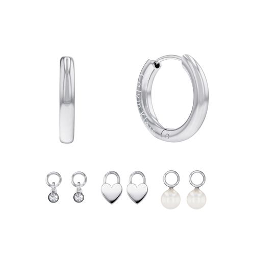 Calvin Klein Ohrring-Set »Multipack Schmuck Ohrrschmuck Ohrringe Schmuckset Huggie«, (Set, 8 tlg.), mit Glasstein - mit Glasperle