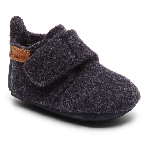 Bisgaard Hausschuh »Bisgaard Baby Wool«, Wagenschuh, Babyschuh, Schlupfschuh mit Klettverschluss