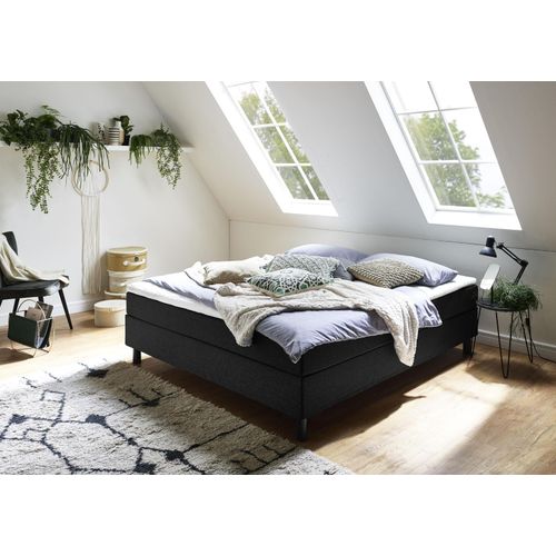 ATLANTIC home collection Boxbett »Happy«, ohne Kopfteil, mit Topper, wahlweise mit oder ohne Bettwaren
