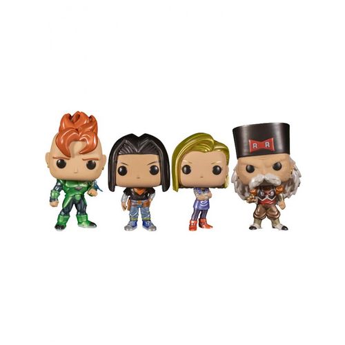 Figur Dragon Ball Z- Android 16, Android 17, Android 18 & Dr. Gero (Funko POP! Animation) (4-pack)