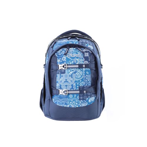 Schulrucksack 2BE Gr. B: 23cm, blau Kinder Rucksäcke mit reflektierenden Elementen