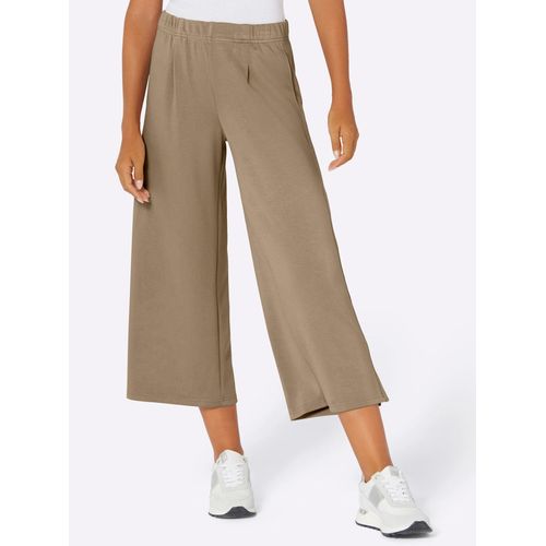 Culotte CREATION L Gr. 50, Normalgrößen, braun (schlamm) Damen Hosen