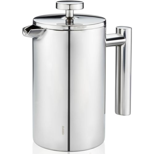 GEFU French Press Kanne »GUSTAVO«, 1000 l Kaffeekanne, einfaches Zubereitung, heisses Servieren von Kaffee und Tee, Edelstahl
