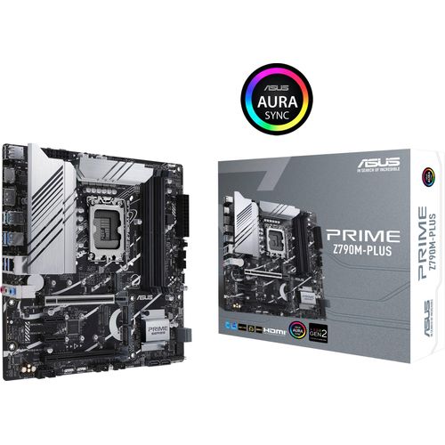 Asus Mainboard »PRIME Z790M-PLUS«, Micro ATX, HDMI, DisplayPort, DDR-5