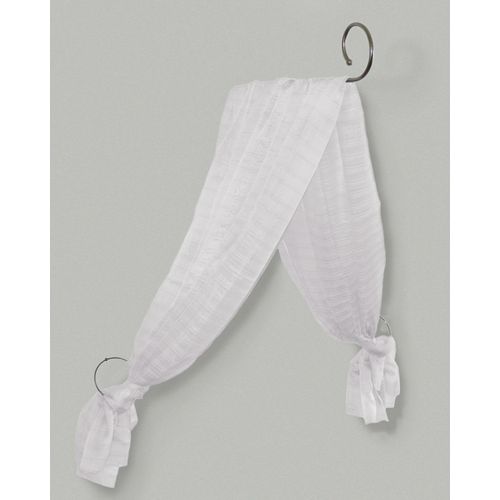 GARESA Himmelbettgarnitur »Himmelbett-Garnitur«, romantische Himmelbettgarnitur, Wandmontage, mit 2 Ringen