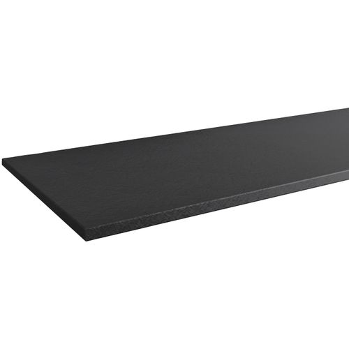 Waschtischplatte FACKELMANN, schwarz, B:60,6cm H:1,2cm T:49,2cm, Tischplatten, Badmöbel