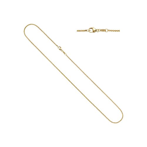 Goldkette JOBO Halsketten Gr. Gelbgold 585, L: 45cm, gelb (gelbgold 585) Damen Erbskette 585 Gold massiv 45 cm 2,5 mm