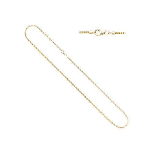 Goldkette JOBO, gelb (gelbgold 585), Halsketten, Damen, Gelbgold 585, L: 45cm, Bingokette 585 Gold 45 cm 1,5 mm