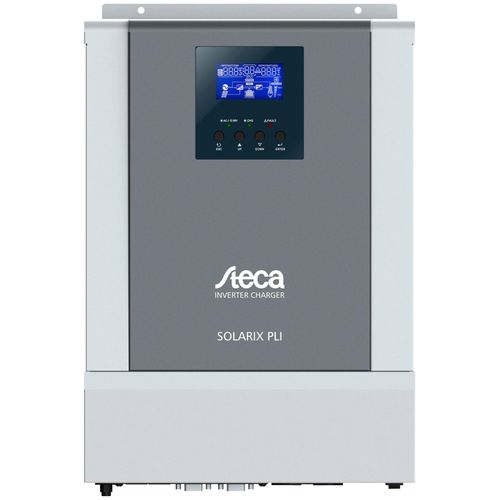 STECA Solarladegerät "Solarix PLI 2400-24" Ladegeräte 2400 W, 24 VDC, 230 VAC, 40-65 Hz grau Ladegeräte