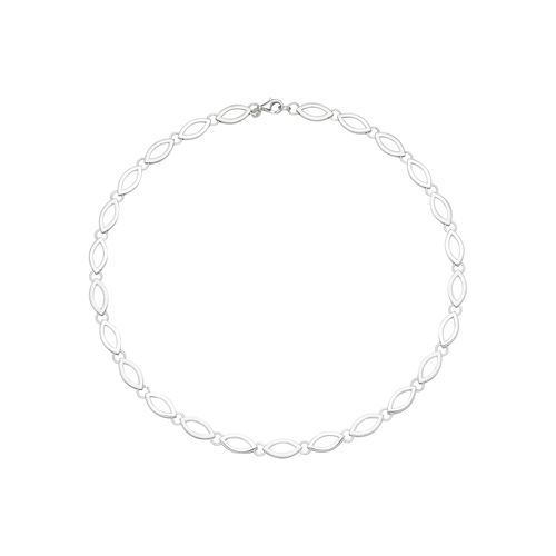 Collier JOBO, silber (silber 925), Halsketten, Damen, Silber 925 (Sterlingsilber), L: 45cm, 925 Silber 45 cm