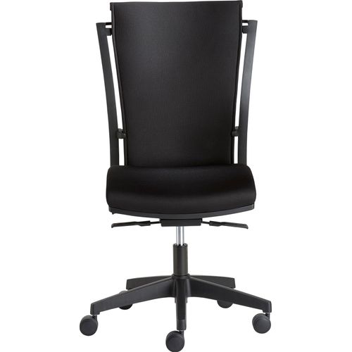 Bürostuhl MAYER SITZMÖBEL, schwarz (schwarz, schwarz), B:65cm H:114cm T:64cm, Stühle, 