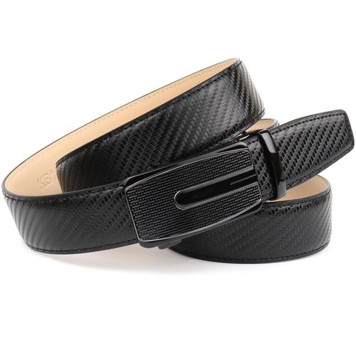 Ledergürtel ANTHONI CROWN, Damen, Gr. 85, schwarz, Rindsleder, casual, Gürtel, Automatik Schließe