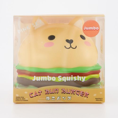 Jumbo Squishy Cat Bun Burger Spielzeug