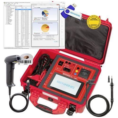 Benning BENNING ST 760+ Set Gerätetester-Set kalibriert (ISO) VDE-Norm 0701-0702, 0751, 0544